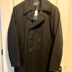 Brooks Brothers mens wool Pea coat size Large